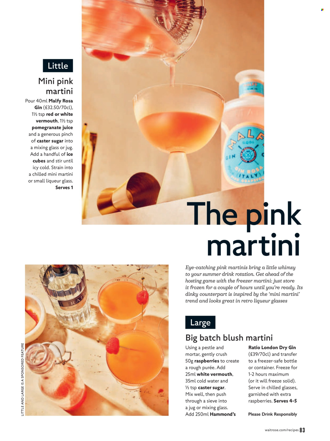 Waitrose offer  - 1.7.2026 - 31.8.2026. Page 83. Page 83