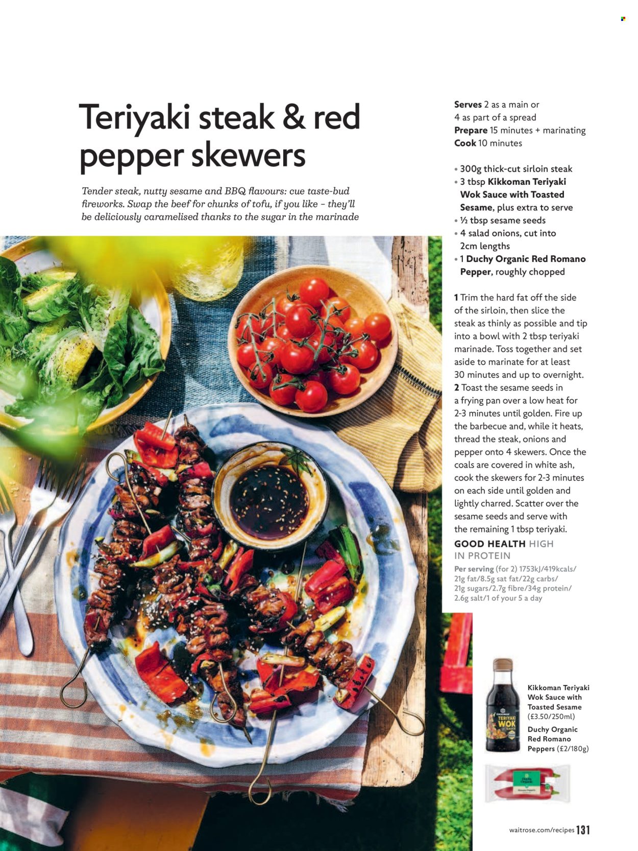 Waitrose offer  - 1.7.2026 - 31.8.2026. Page 131. Page 131