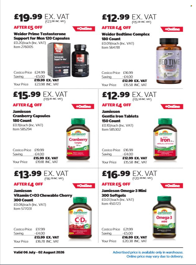 Costco offer  - 6.7.2026 - 2.8.2026. Page 16. Page 16