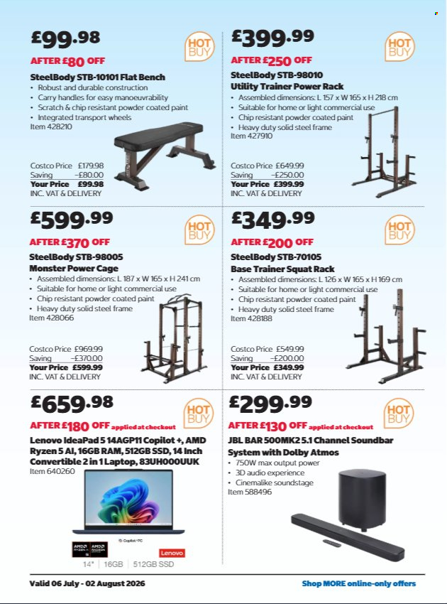 Costco offer  - 6.7.2026 - 2.8.2026. Page 28. Page 28