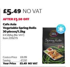 Cafe Asia Vegetable Spring Rolls