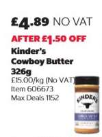 Kinder's Cowboy Butter
