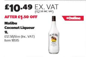 Malibu Coconut Liqueur 1L