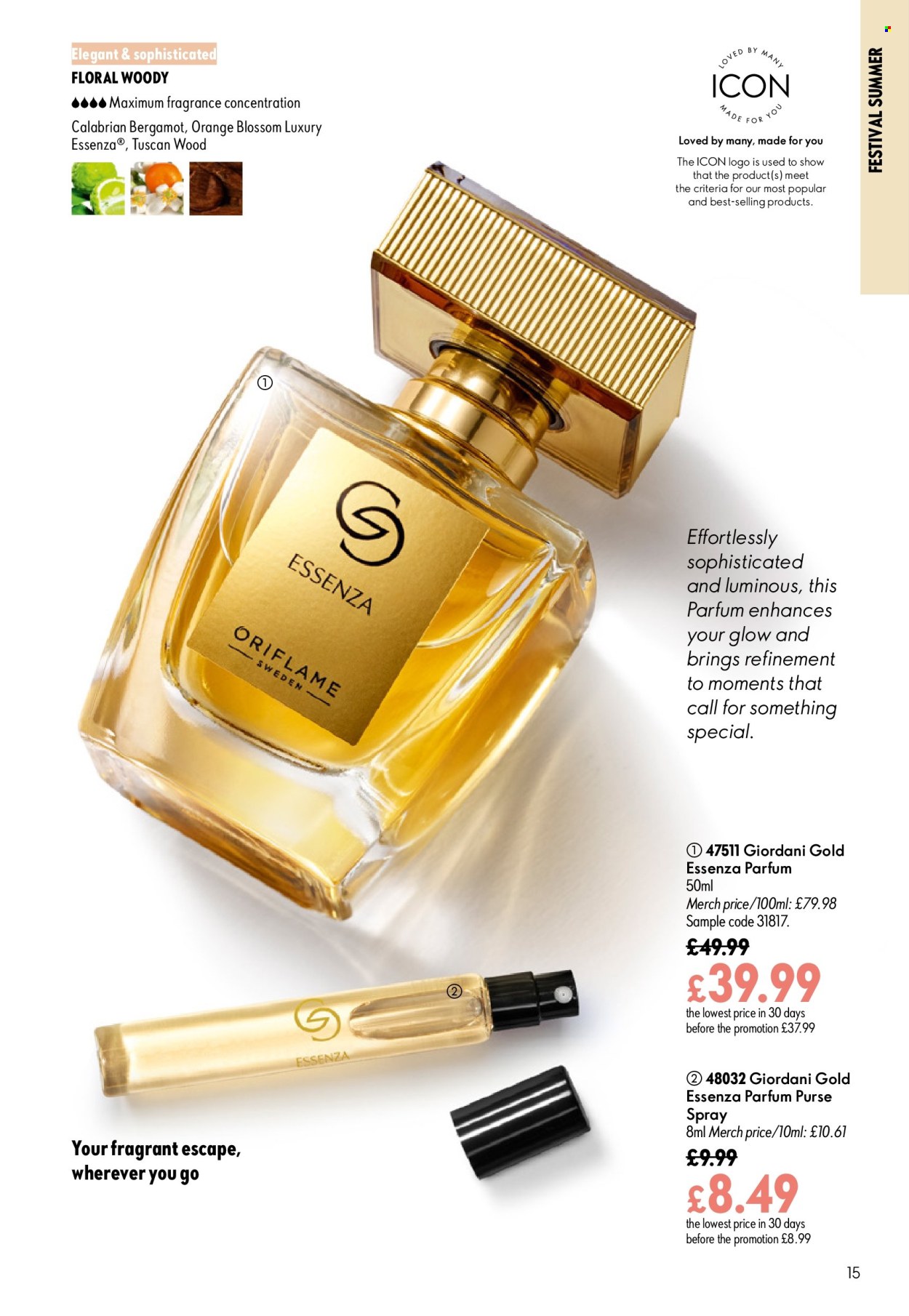 Oriflame offer  - 8.7.2026 - 28.7.2026. Page 15. Page 15