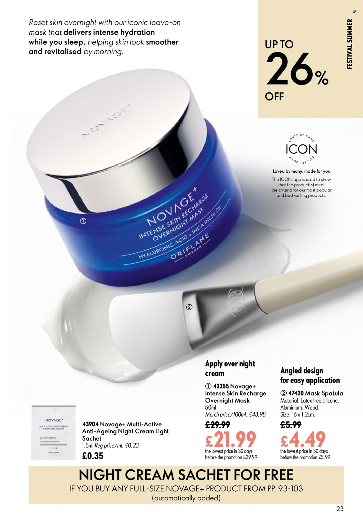 Oriflame offer  - 8.7.2026 - 28.7.2026. Page 23. Page 23