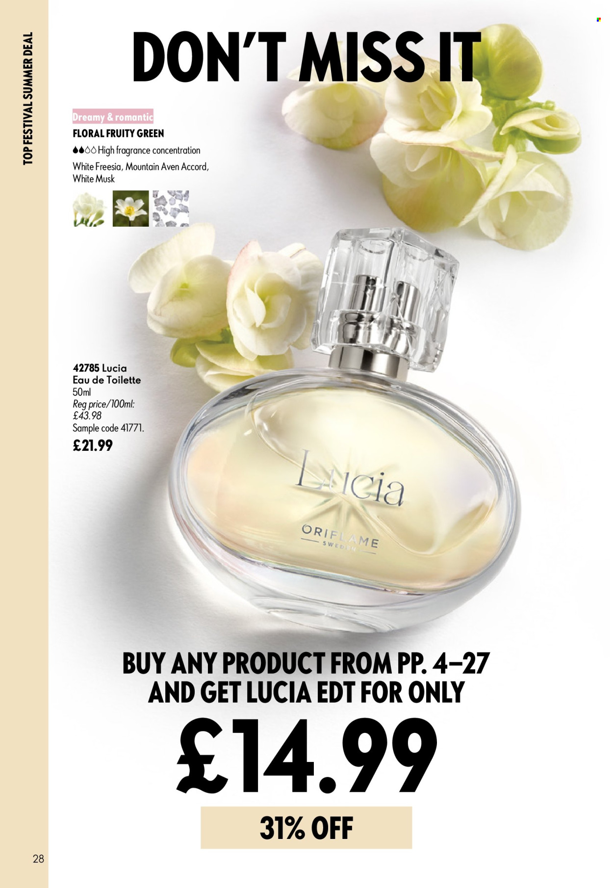 Oriflame offer  - 8.7.2026 - 28.7.2026. Page 28. Page 28
