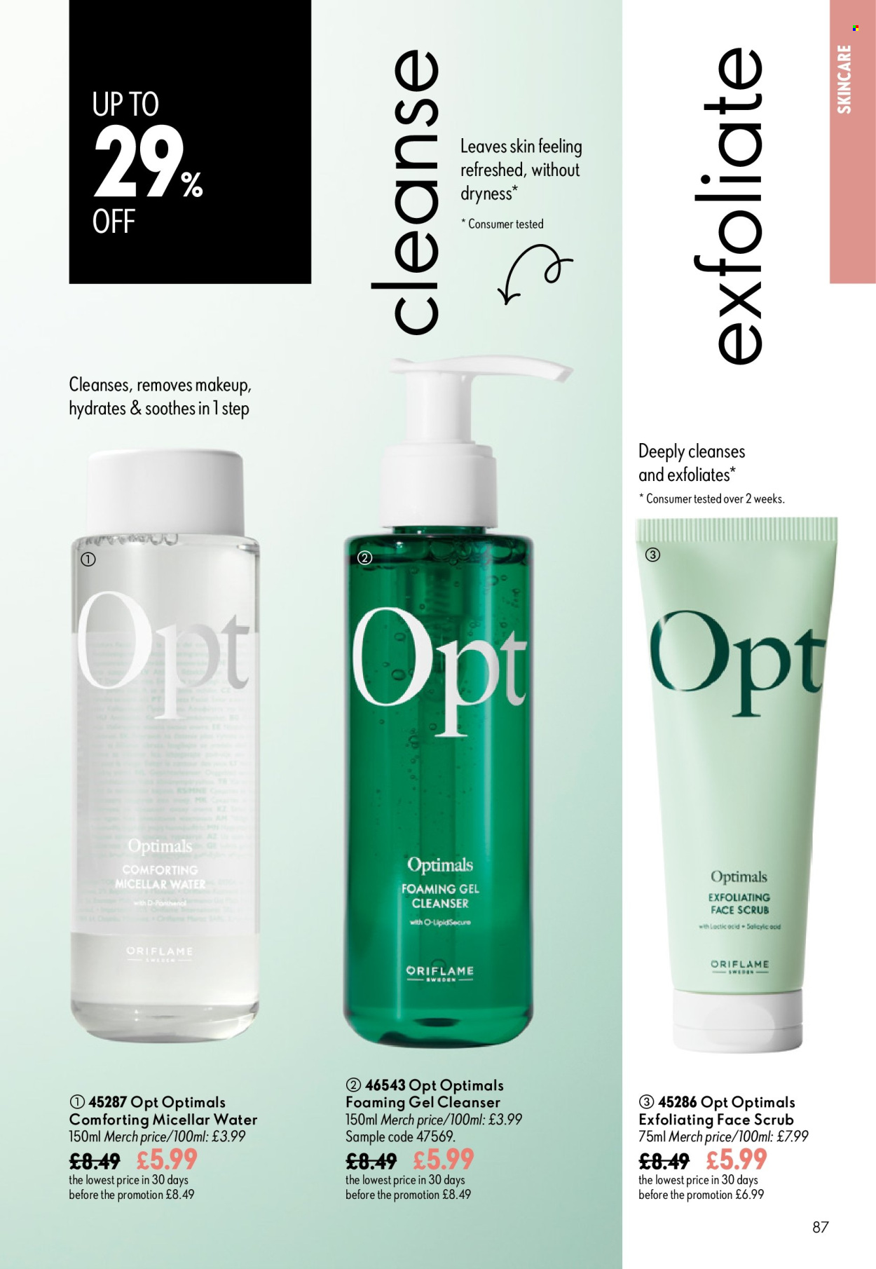 Oriflame offer  - 8.7.2026 - 28.7.2026. Page 87. Page 87