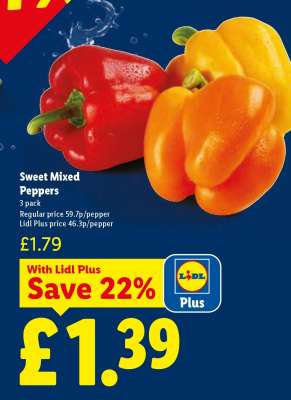 Sweet Mixed Peppers