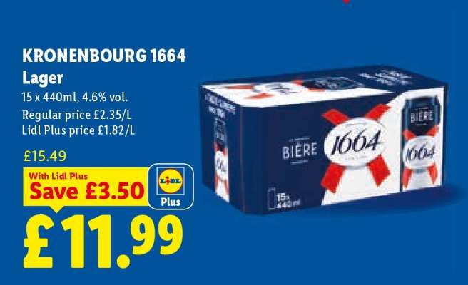 KRONENBOURG 1664 Lager