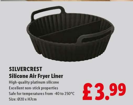 SilverCrest Silicone Air Fryer Liner