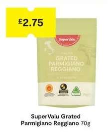 SuperValu Grated Parmigiano Reggiano
