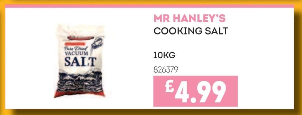 MR HANLEY'S COOKING SALT
