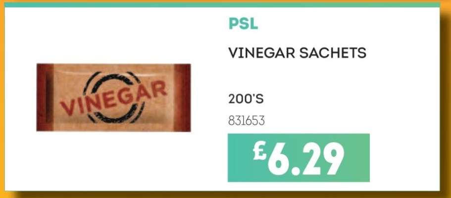 PSL VINEGAR SACHETS
