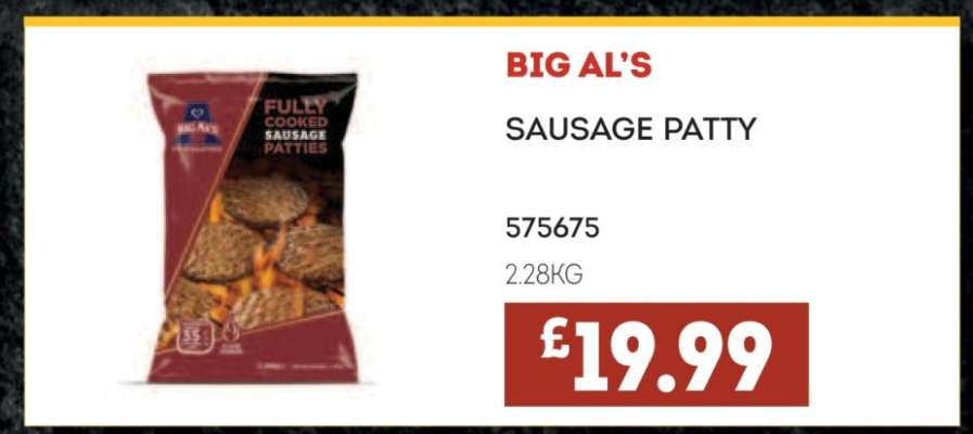 BIG AL'S SAUSAGE PATTY