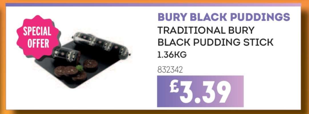 BURY BLACK PUDDINGS