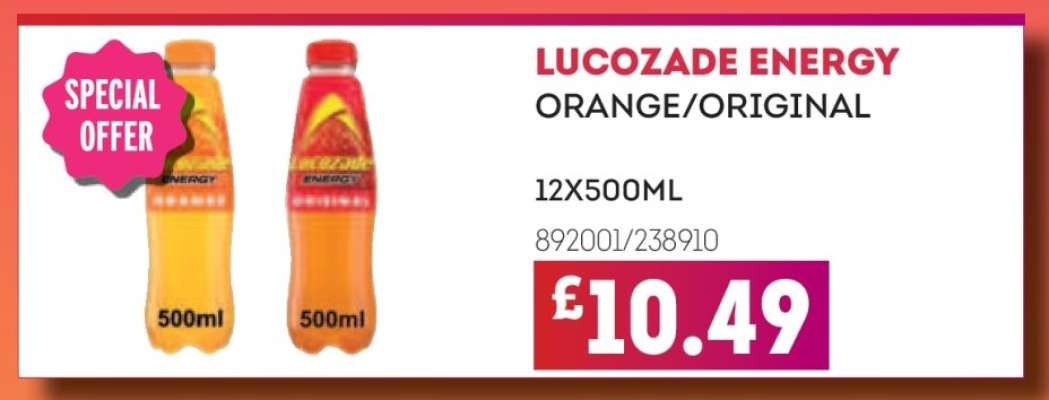 Lucozade Energy Orange/Original