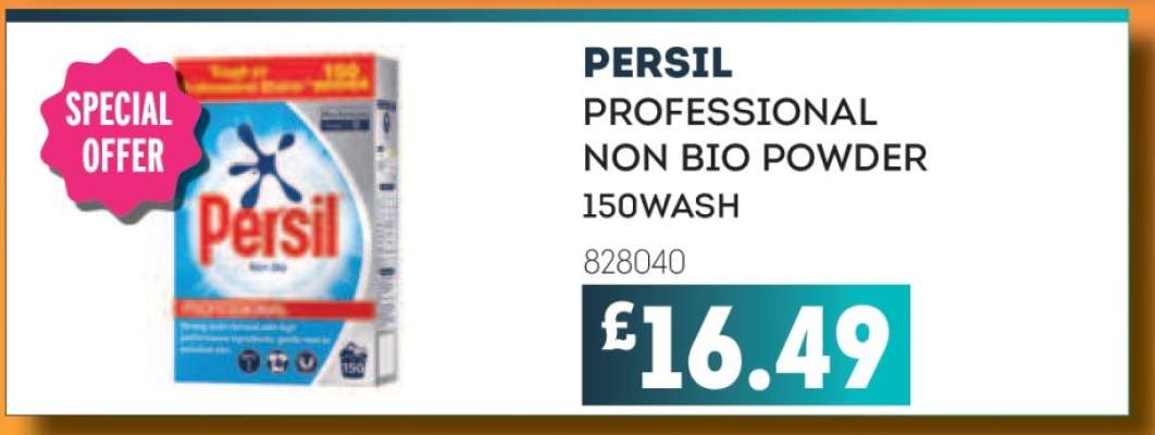 PERSIL PROFESSIONAL NON BIO POWDER 150WASH