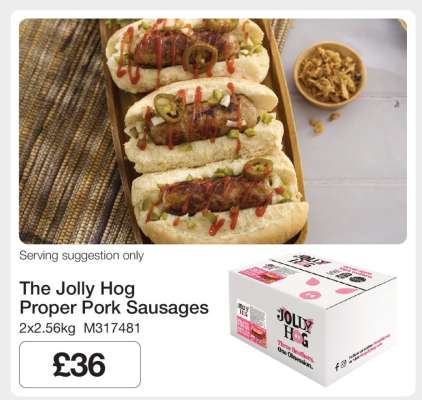 The Jolly Hog Proper Pork Sausages