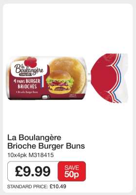 La Boulangère Brioche Burger Buns