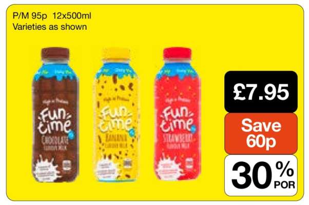 Fun Time Milk Drinks
