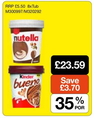 Nutella & Kinder Bueno