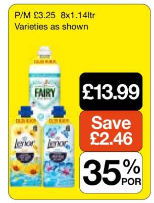 Fairy & Lenor Variety Pack