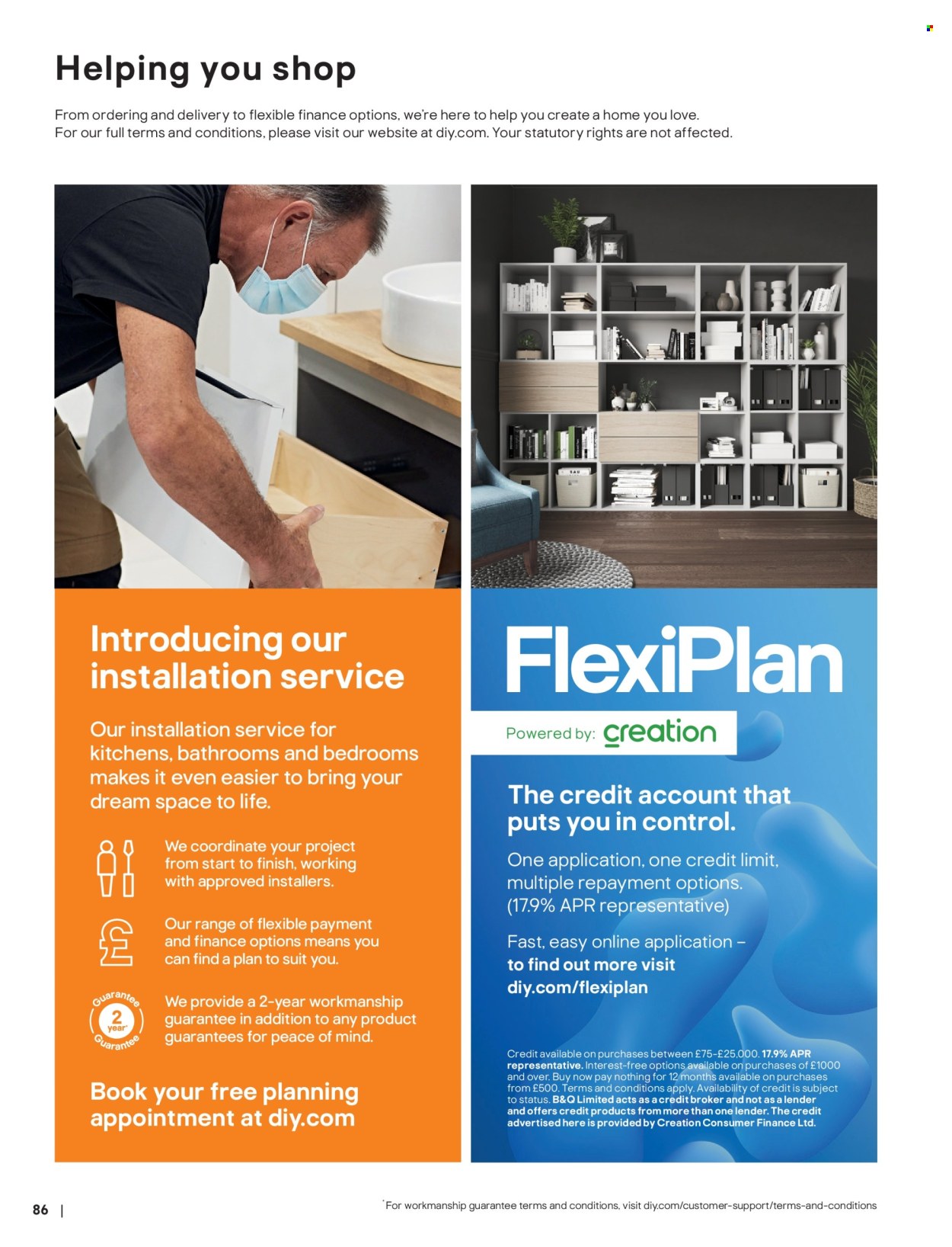 B&Q offer . Page 86. Page 86