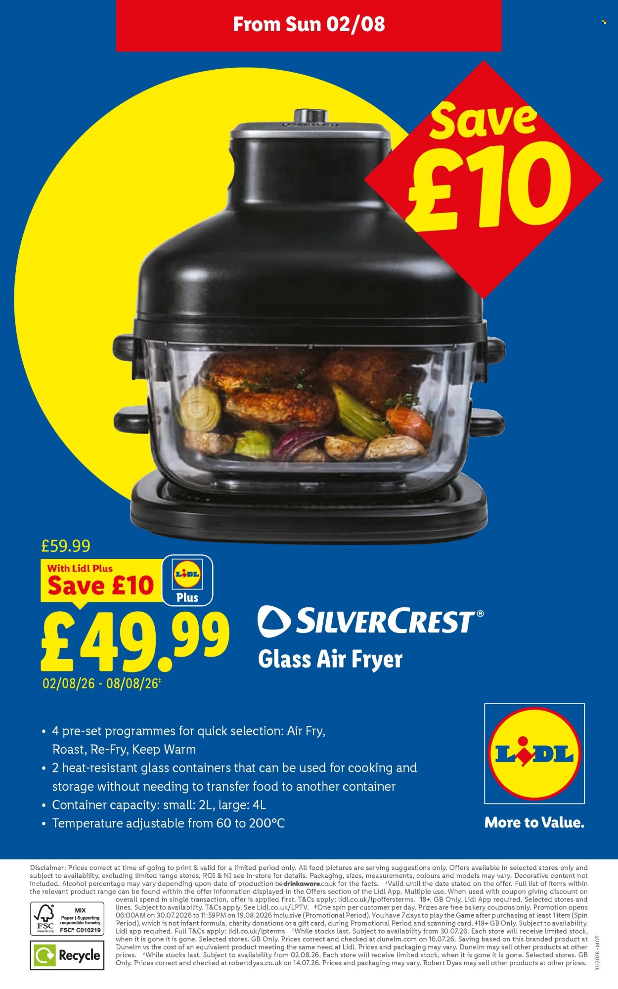Lidl offer  - 30.7.2026 - 5.8.2026. Page 29. Page 29