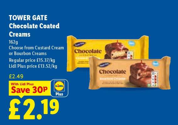 TOWER GATE Chocolate Coated Creams