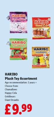 HARIBO Plush Toy Assortment