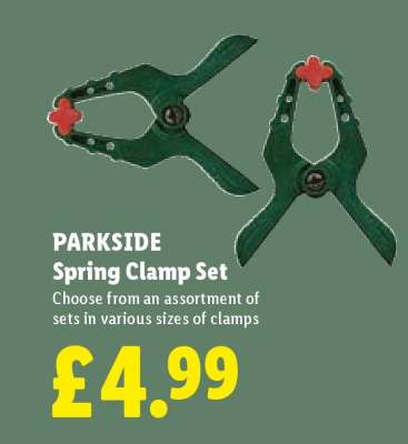PARKSIDE Spring Clamp Set