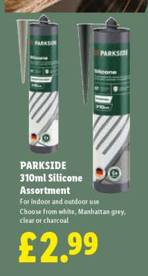PARKSIDE 310ml Silicone Assortment
