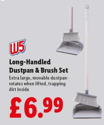 W5 Long-Handled Dustpan & Brush Set