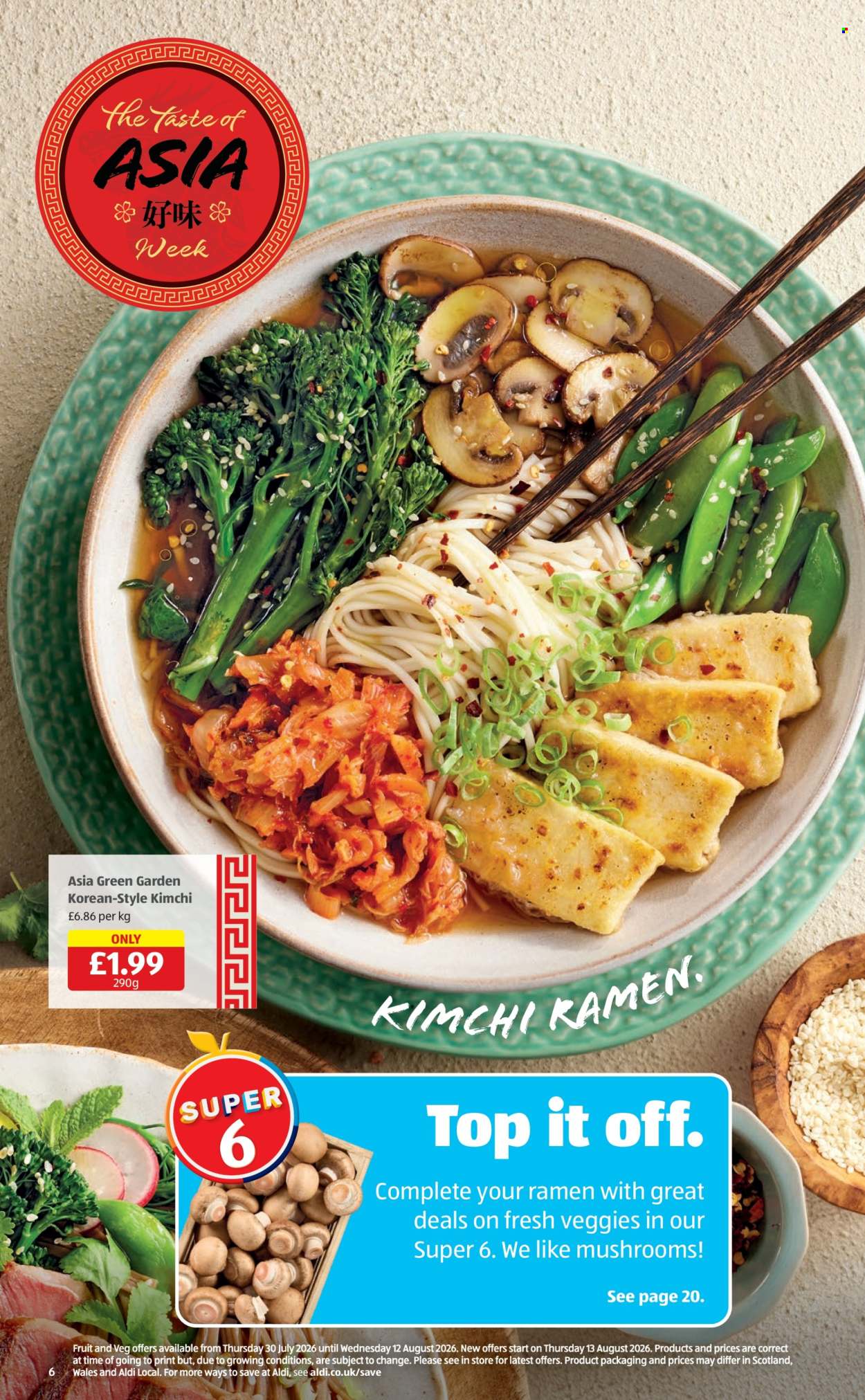 Aldi offer  - 30.7.2026 - 5.8.2026. Page 6. Page 6