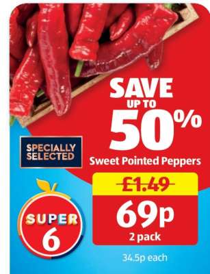 Sweet Pointed Peppers