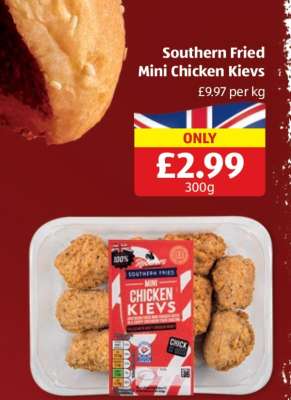 Southern Fried Mini Chicken Kievs
