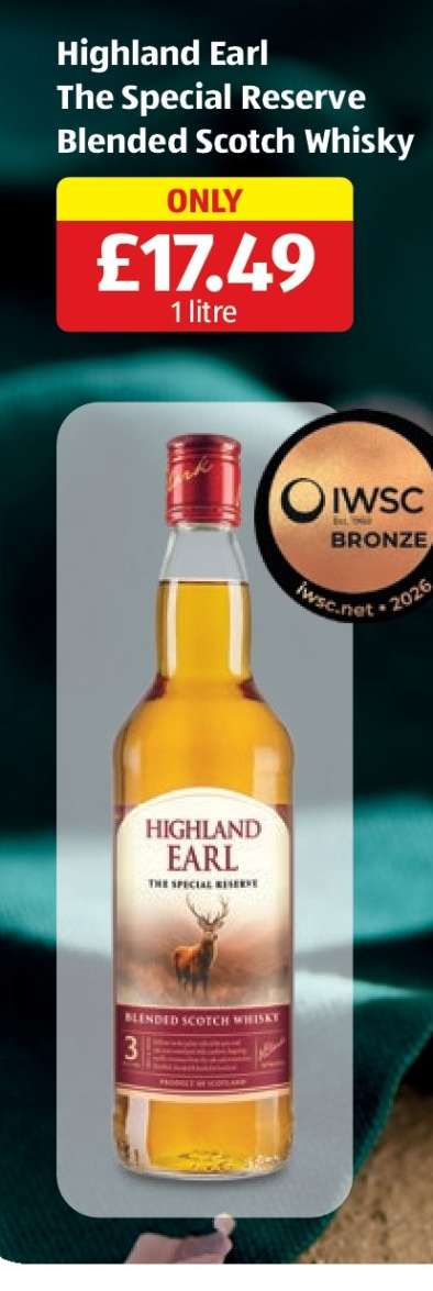 Highland Earl The Special Reserve Blended Scotch Whisky