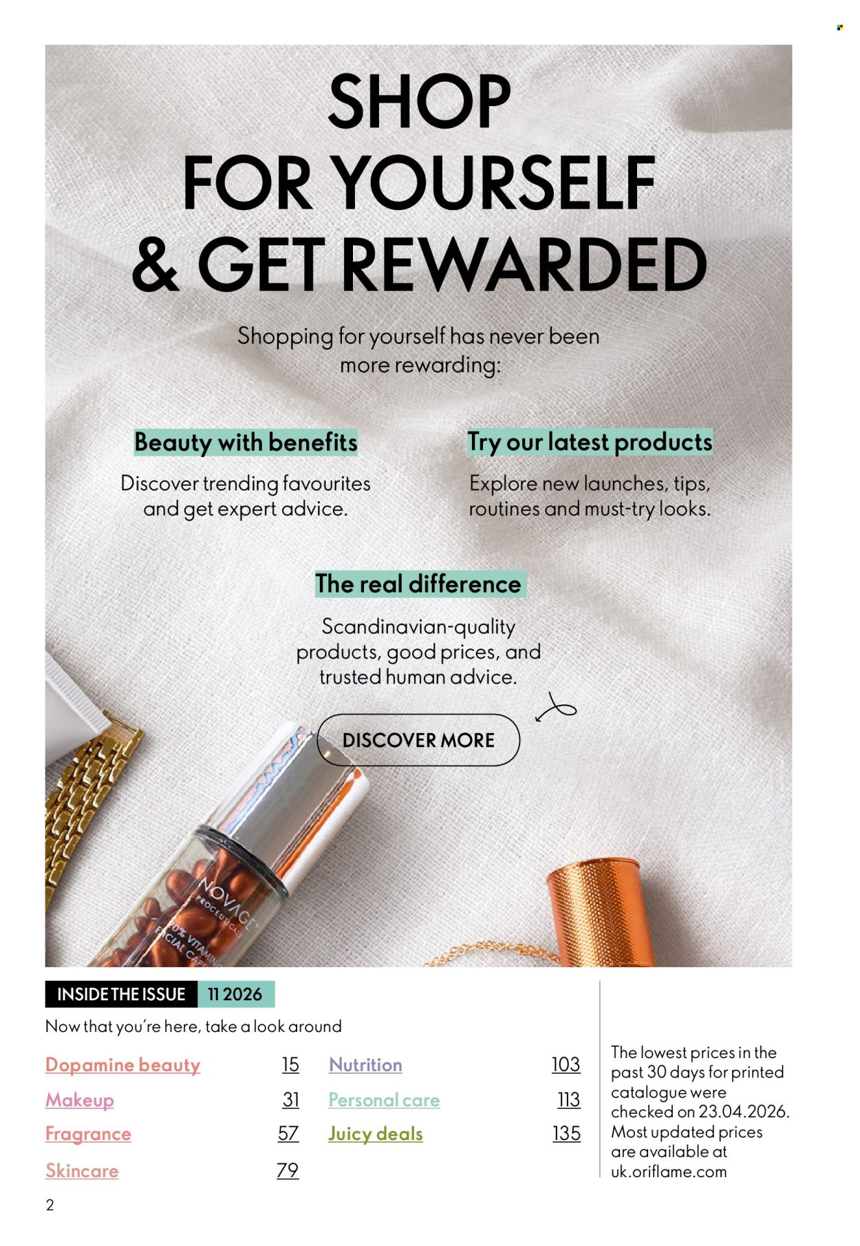 Oriflame offer  - 29.7.2026 - 18.8.2026. Page 2. Page 2