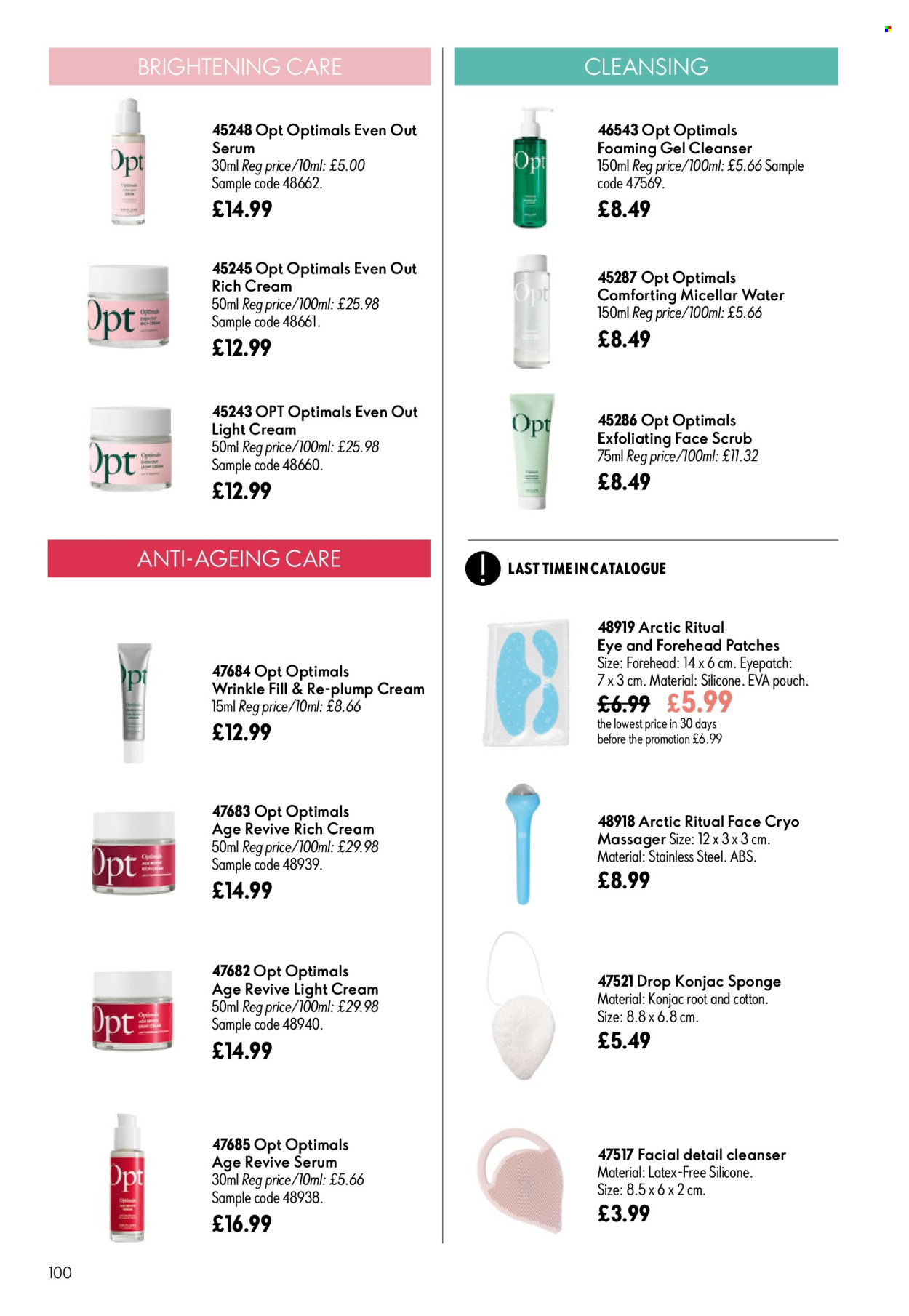 Oriflame offer  - 29.7.2026 - 18.8.2026. Page 100. Page 100