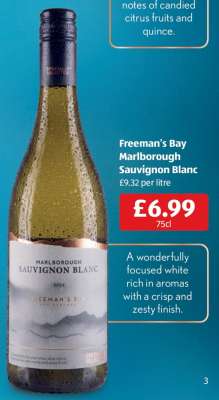 Freeman’s Bay Marlborough Sauvignon Blanc