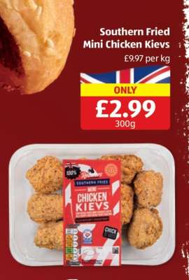 Southern Fried Mini Chicken Kievs