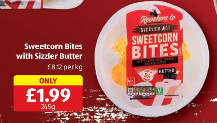 Sweetcorn Bites with Sizzler Butter