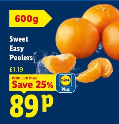 Sweet Easy Peelers