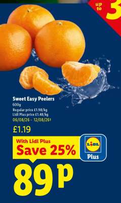 Sweet Easy Peelers