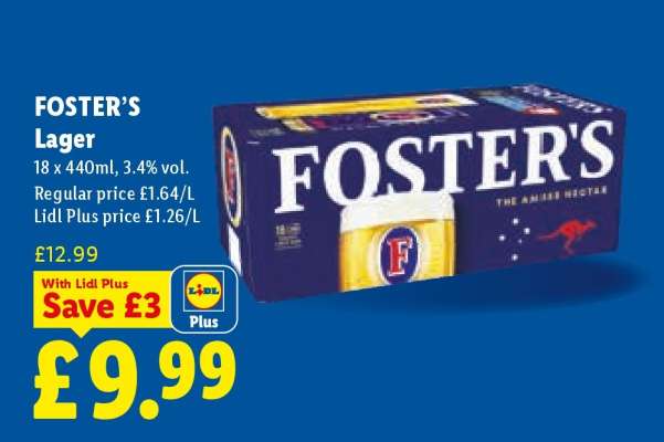 FOSTER’S Lager