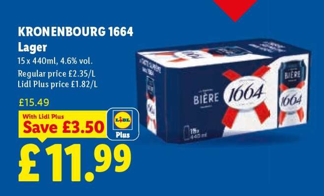 KRONENBOURG 1664 Lager