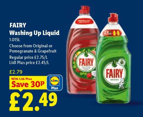 FAIRY Washing Up Liquid