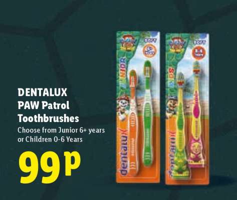 DENTALUX PAW Patrol Toothbrushes