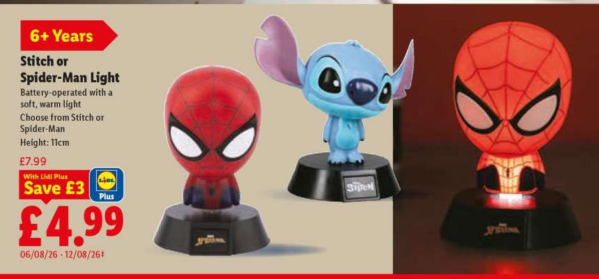 Stitch or Spider-Man Light