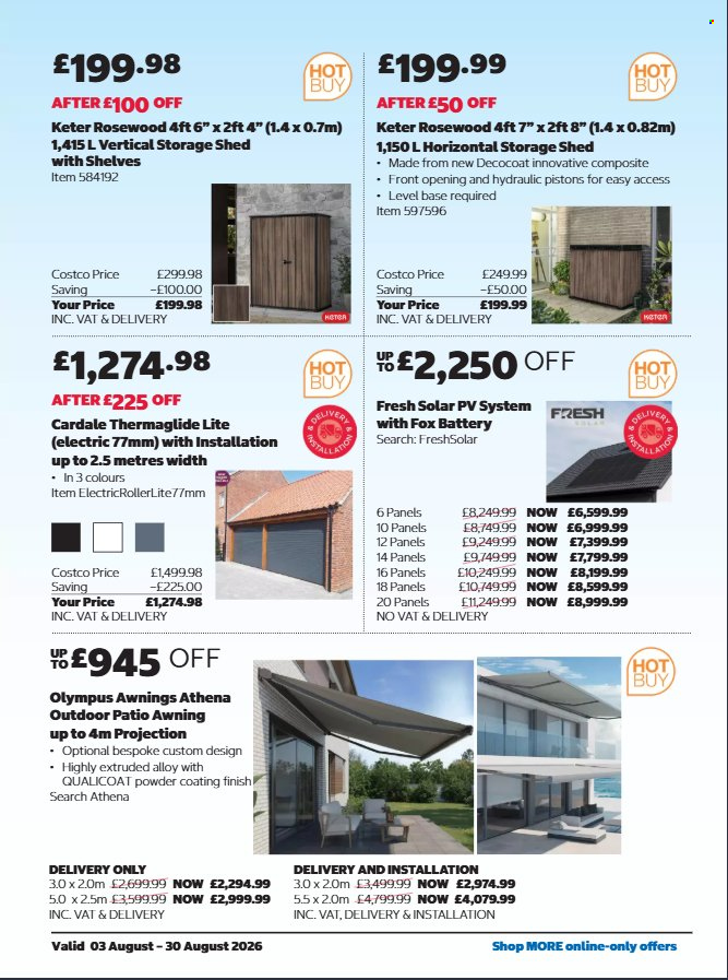 Costco offer  - 3.8.2026 - 30.8.2026. Page 29. Page 29